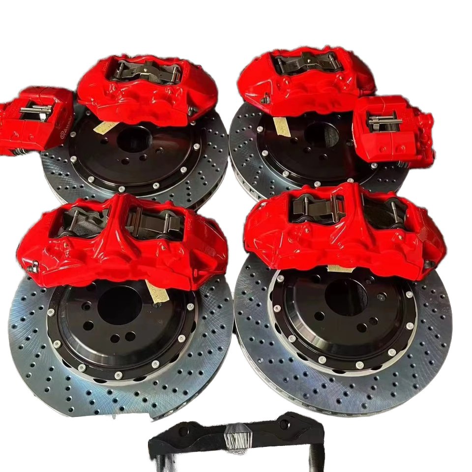 Factory High Quality Big Brake Calipers Kit for 6/4 G.T.6.V.6 Pot with 355/380/405mm Rotor Disc for benz bmw audi toyota
